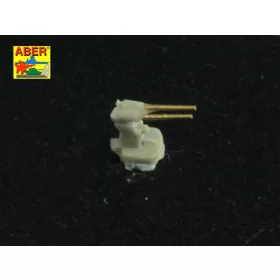   Aber Models Set of 16 pcs 3,7 cm Flak 42 gun barrels for German war ships - német hadihajók – 16 db 3,7 cm-es Flak 42 gépágyúcső
