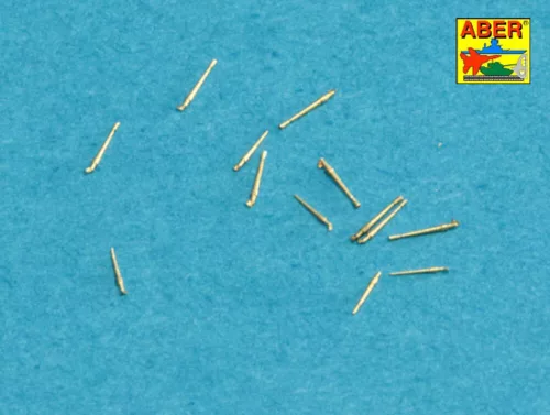 Aber Models Set of 16 pcs 3,7 cm Flak 42 gun barrels for German war ships - német hadihajók – 16 db 3,7 cm-es Flak 42 gépágyúcső