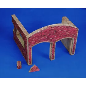   Royal Model Destroyed Factory – dioráma építmény makett
