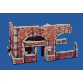   Royal Model English command center ruin – dioráma építmény makett