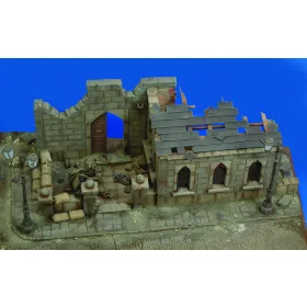 Royal Model Church ruin – dioráma építmény makett