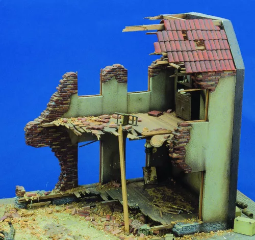 Royal Model Internal house ruin – dioráma építmény makett