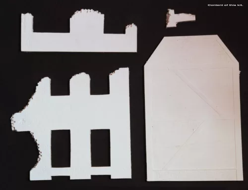 Royal Model Internal house ruin – dioráma építmény makett