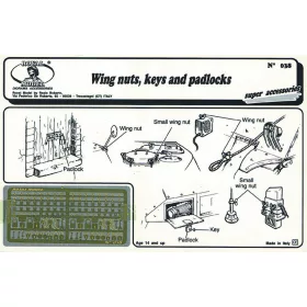   Royal Model Wing nuts, keys and padlock – részletező elem