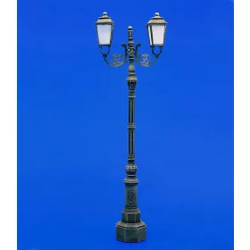   Royal Model Double antique street lamp – dioráma kellék makett