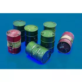 Royal Model Fuel barrels – dioráma kellék makett