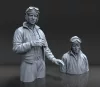 Royal Model U.S. tank crew WWII - no. 1 – figura makett