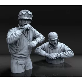 Royal Model U.S. tank crew WWII - no. 2 – figura makett