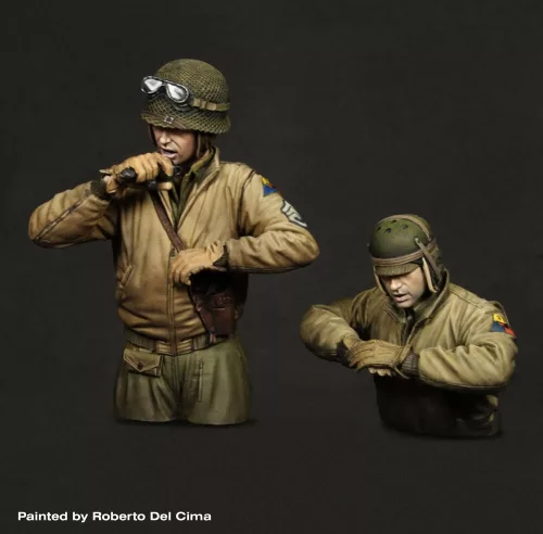 Royal Model U.S. tank crew WWII - no. 2 – figura makett
