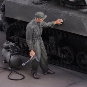Royal Model U.S. mechanic 3D printed – figura makett