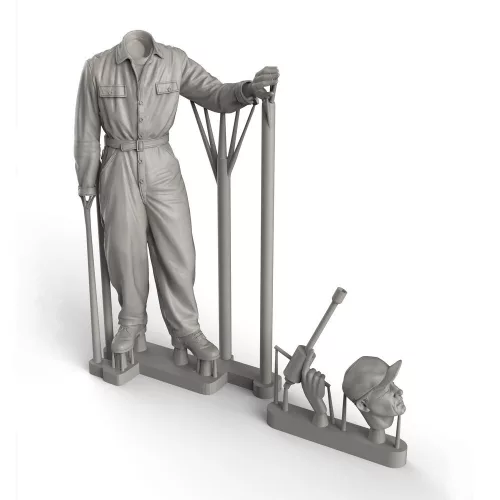 Royal Model U.S. mechanic 3D printed – figura makett