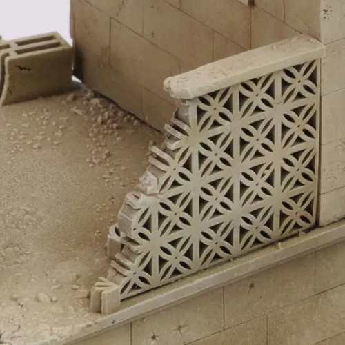 Royal Model Railing for buildings Middle East 3D printed – dioráma kellék makett