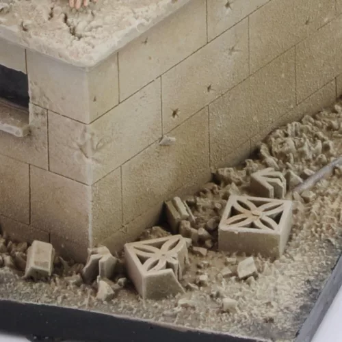 Royal Model Railing for buildings Middle East 3D printed – dioráma kellék makett
