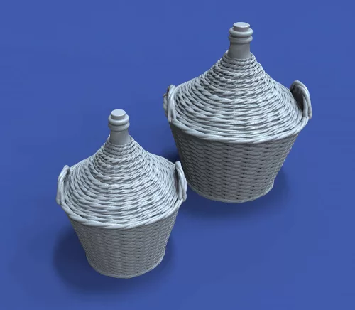 Royal Model Demijohn Glass – dioráma kellék makett