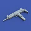 Uzi submachine gun-1 pcs. 3D printed - Uzi géppisztoly – 1 db, 3D nyomtatott