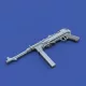 MP40 - 1 pcs. 'closed stock'  3D printed - MP40 géppisztoly zárt válltámasszal – 1 db, 3D nyomtatott