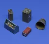 Royal Model Toolbox, oil cans and bucket – dioráma kellék makett