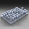 Royal Model U.S. assorted bags set - WWII – 1:72 dioráma kellék makett