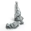 Royal Model Pin Up with legs up – 1:24 figura makett