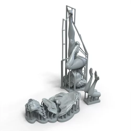 Royal Model Pin Up with legs up – 1:24 figura makett