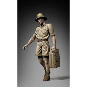   Royal Model German DAK soldier holding jerrycan 3D printed – figura makett