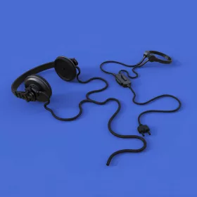   Royal Model German tanker head phones set-WWII 3D printed – makett-kiegészítő