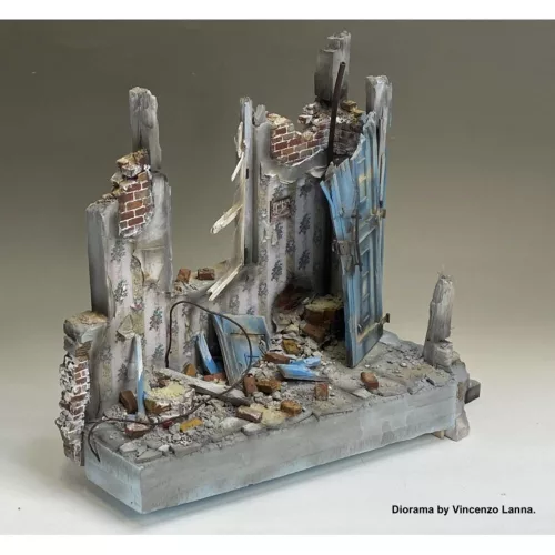 Royal Model German house ruin No.1 – dioráma építmény makett