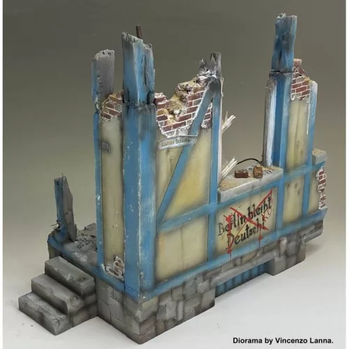 Royal Model German house ruin No.1 – dioráma építmény makett