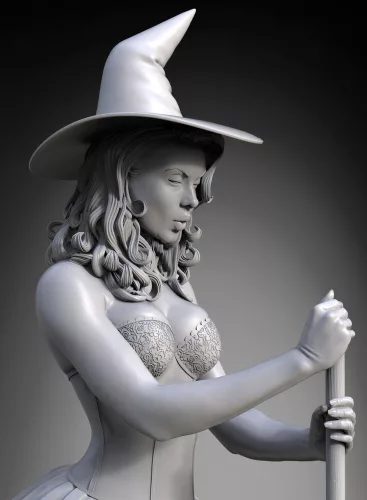Royal Model Witch Pinup Girl Halloween – 1:24 figura makett