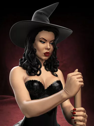 Royal Model Witch Pinup Girl Halloween – 1:35 figura makett