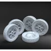 Autoblinda AB41 'Libia' wheels set - kerékkészlet