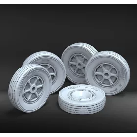   Autoblinda AB41 'Libia' wheels set - kerékkészlet