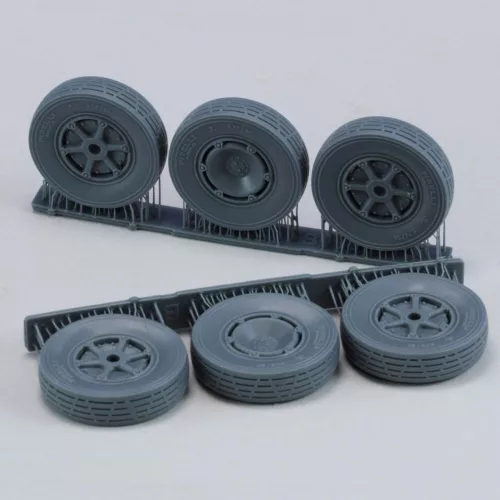 Autoblinda AB41 'Libia' wheels set - kerékkészlet
