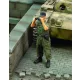 Royal Model Waffen SS tanker looking through binoculars-WWII – figura makett