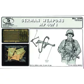   German weapons-MP40/1 (1/35 scale) - német MP40/1 fegyverkészlet