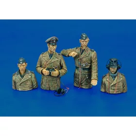   Royal Model Waffen SS Tiger I crew - 3/2 fig-WWII – figura makett