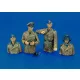 Royal Model Waffen SS Tiger I crew - 3/2 fig-WWII – figura makett