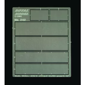   Sd. 251 C/D Interior Armour Plates (for Tamiya kit) - Sd.Kfz. 251 C/D – belső páncéllemezek