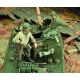 Royal Model M3A3 Stuart Crew-WWII – figura makett