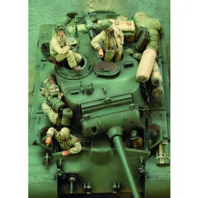 Royal Model M 26 Pershing Crew-WWII – figura makett