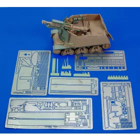   German 39 (H) 10,5 cm-part 1° (for Trumpeter kit) - német 39 (H) 10,5 cm-1. rész° – részletező készlet
