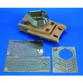   German Flak Panzer Turret (for Tamiya kit) - német Flakpanzer – toronyrészletező készlet