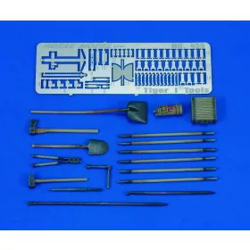   Tiger I Tools & Holders-WWII - Tiger I -II. világháborús – szerszámok és tartóik