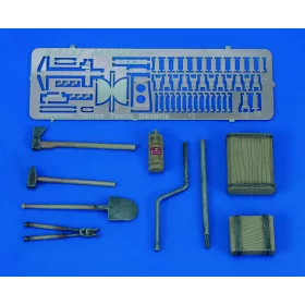   Panther/Jagdpanther Tools & Holders-WWII - Panther/Jagdpanther -II. világháborús – szerszámok és tartóik