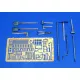 SD. Kfz. 250/251 Tool & Holder Set-WWII - II. világháborús szerszámok és tartóik