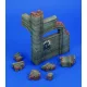 Royal Model Corner ruin German building – dioráma építmény makett