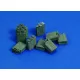 Royal Model Italian Jerrycans-WWII – dioráma kellék makett