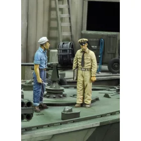  Royal Model U.S. sailor and navy officer-WWII – figura makett