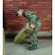 Royal Model King Tiger crewman with Italian Camouflage – figura makett