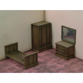 Royal Model Bedroom furniture – dioráma kellék makett